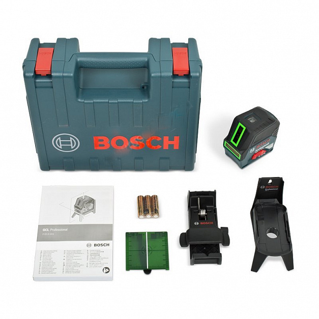 Лазерный нивелир Bosch GCL 2-15G + RM1 + BM3 + кейс (0.601.066.J00)
