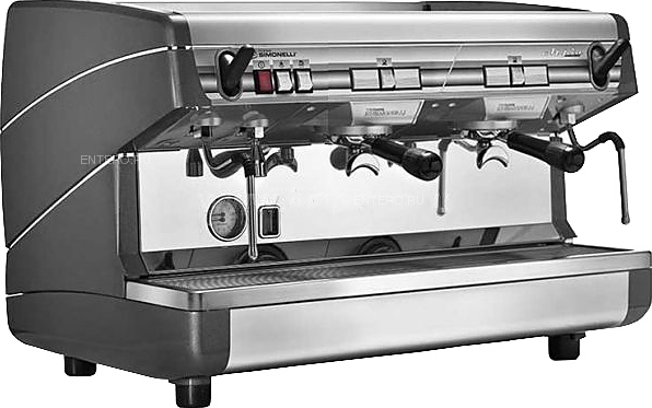 Кофемашина рожковая полуавтоматическая Nuova Simonelli Appia Life Compact 2Gr S 220V black+economizer+high groups
