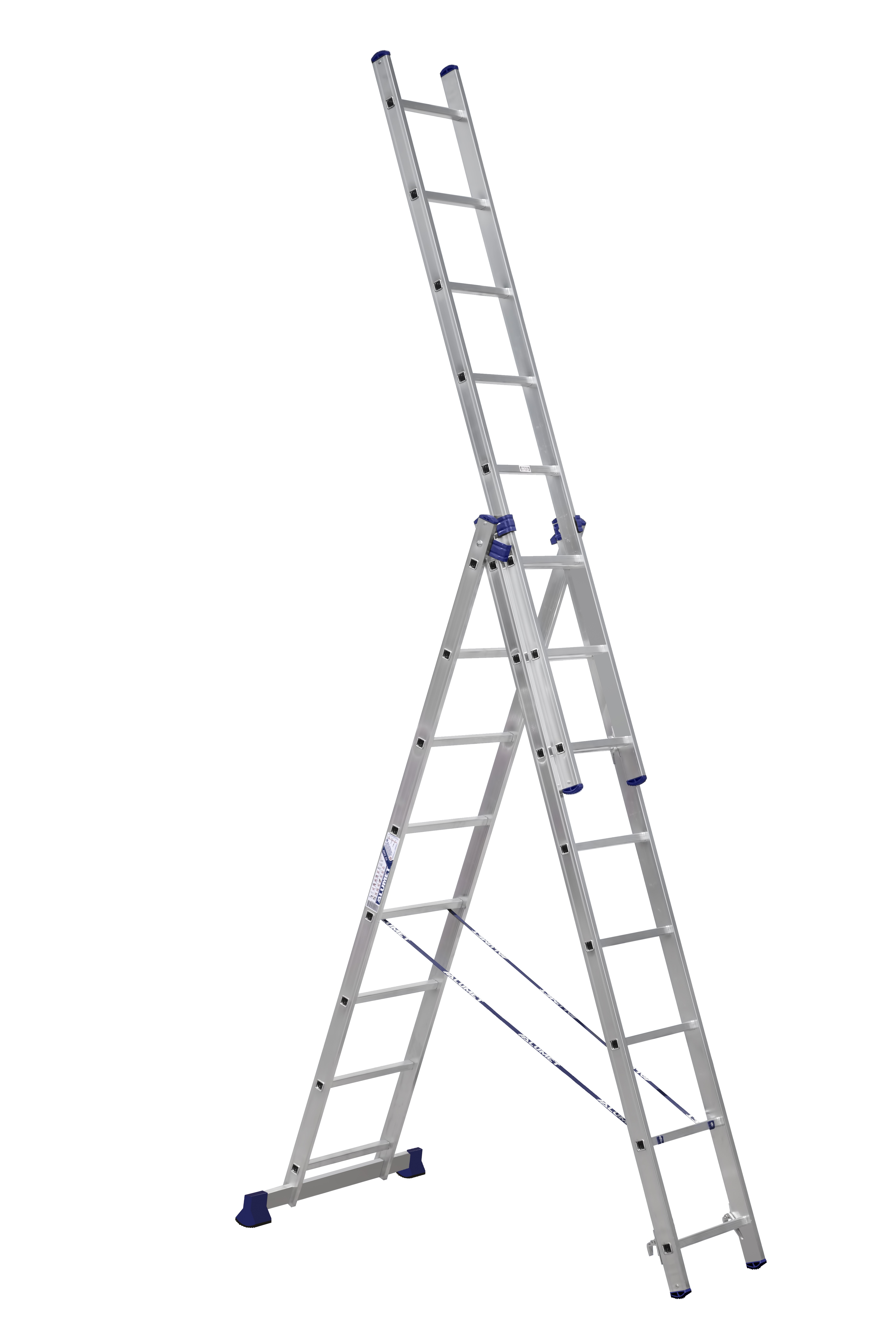 Лестница трехсекционная Алюмет H3 5308
