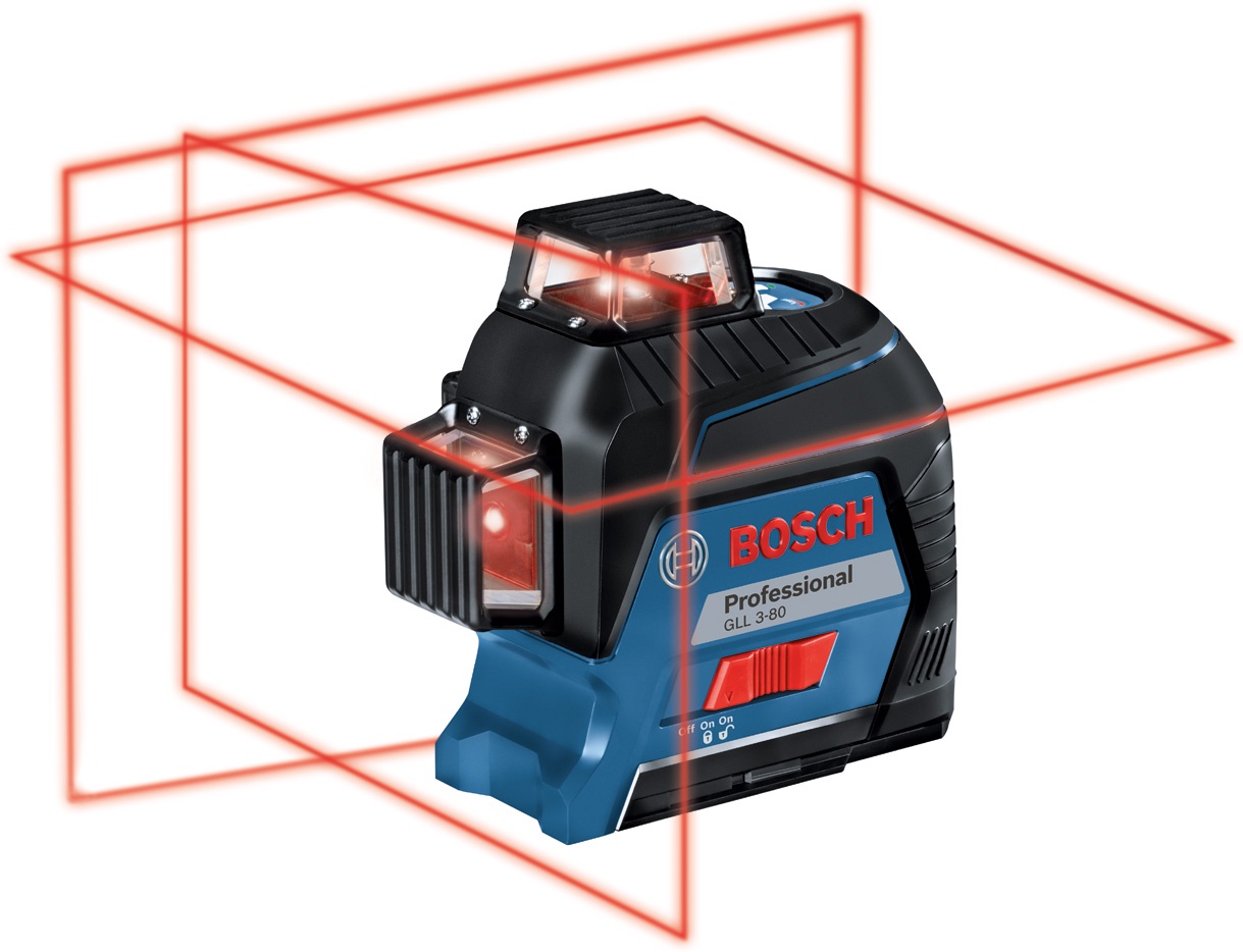 Лазерный уровень Bosch GLL 3-80 + кейс (0.601.063.S00)
