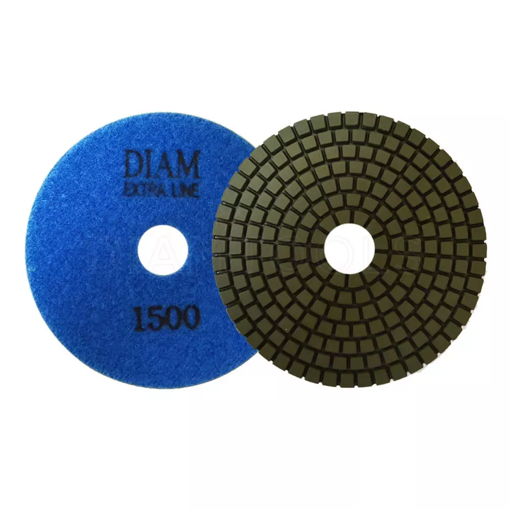 Алмазный гибкий шлифовальный круг DIAM EXTRA LINE WET №1500 мокрая полировка 000515
