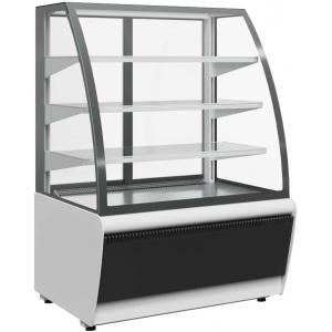 Витрина кондитерская Carboma K70 VV 1,3-1 STANDARD 9006-9005 (ВХСв-1,3д Люкс Техно)
