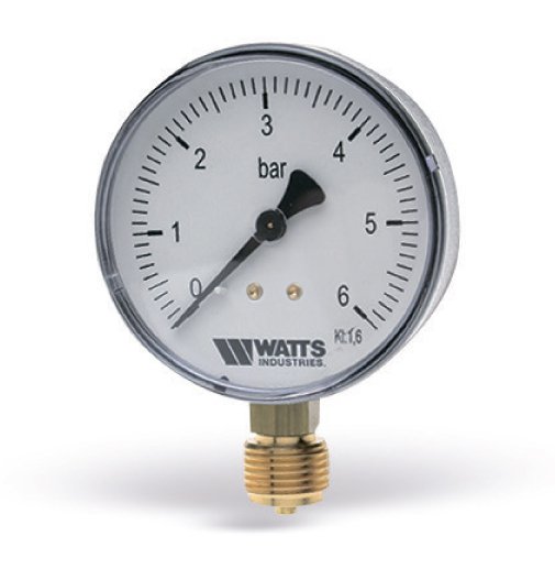 Манометр радиал.MDR 50/10 10бар МТR Watts 10007380
