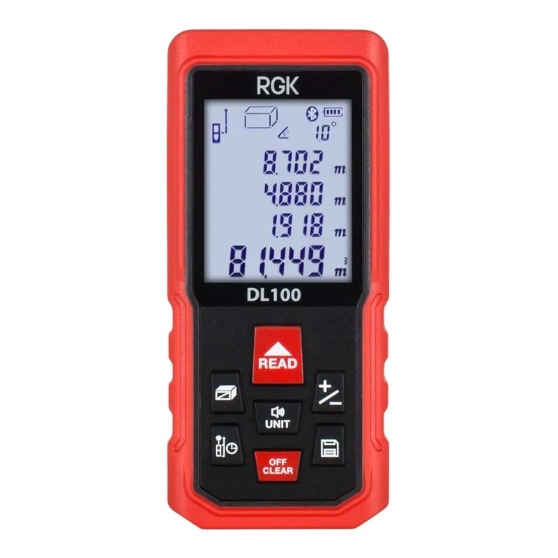 Лазерный дальномер RGK DL100 (с поверкой)

