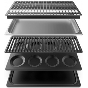 Противни и решетки GN1/1 для пароконвектоматов ChefTop Mind.Maps и печей конвекционных ChefLux Unox XUC018
