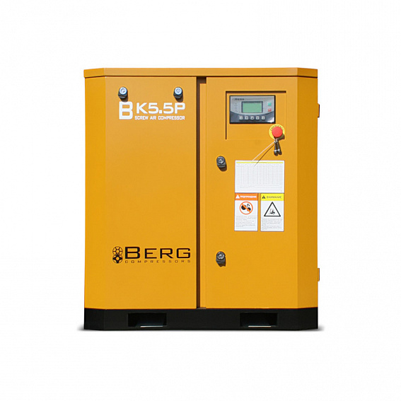 Винтовой компрессор без ресивера BERG ВК-5.5Р-10 IP 54
