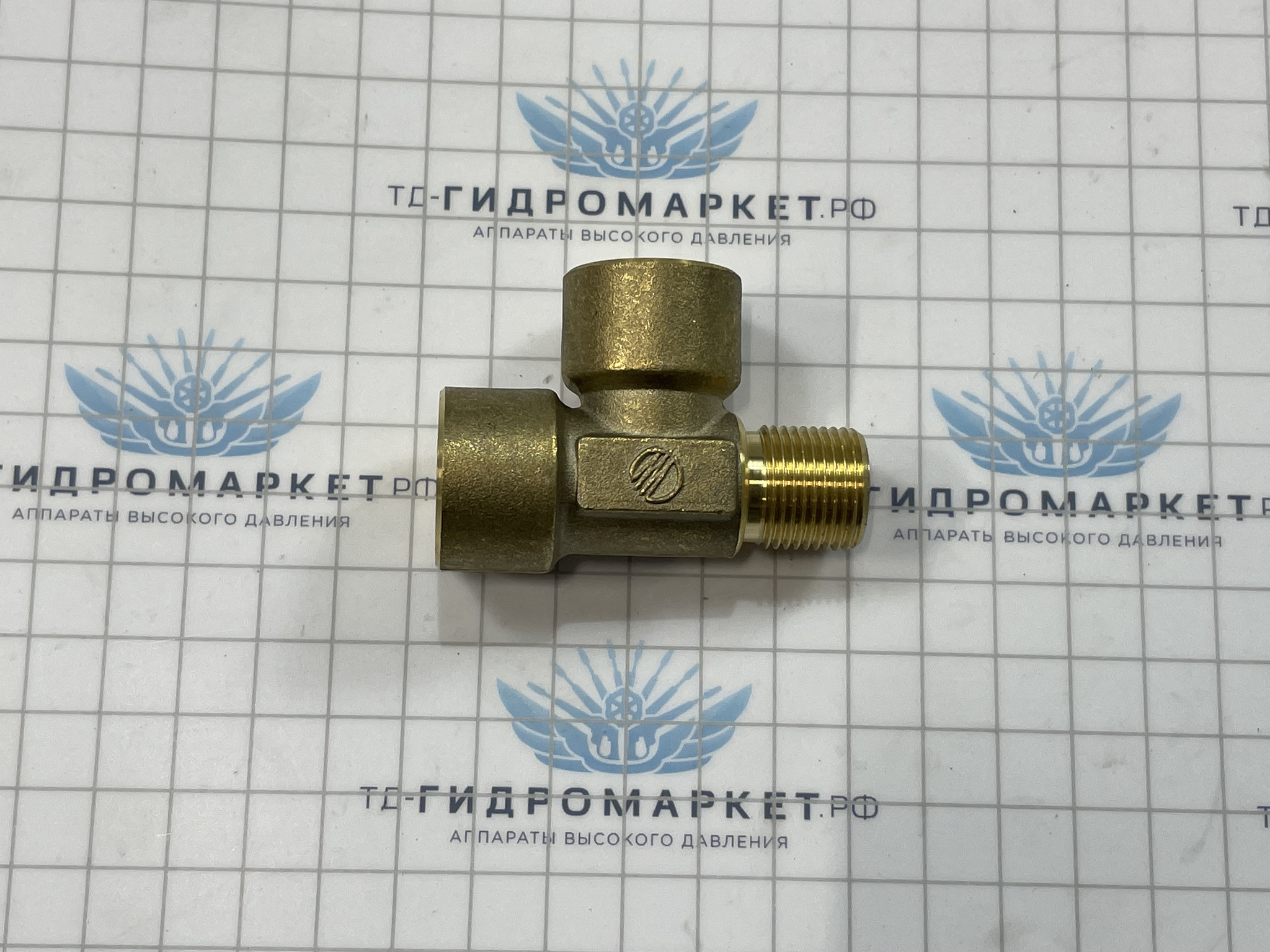 Соединитель Т-образный 3/8" F/M/F, 400 бар
