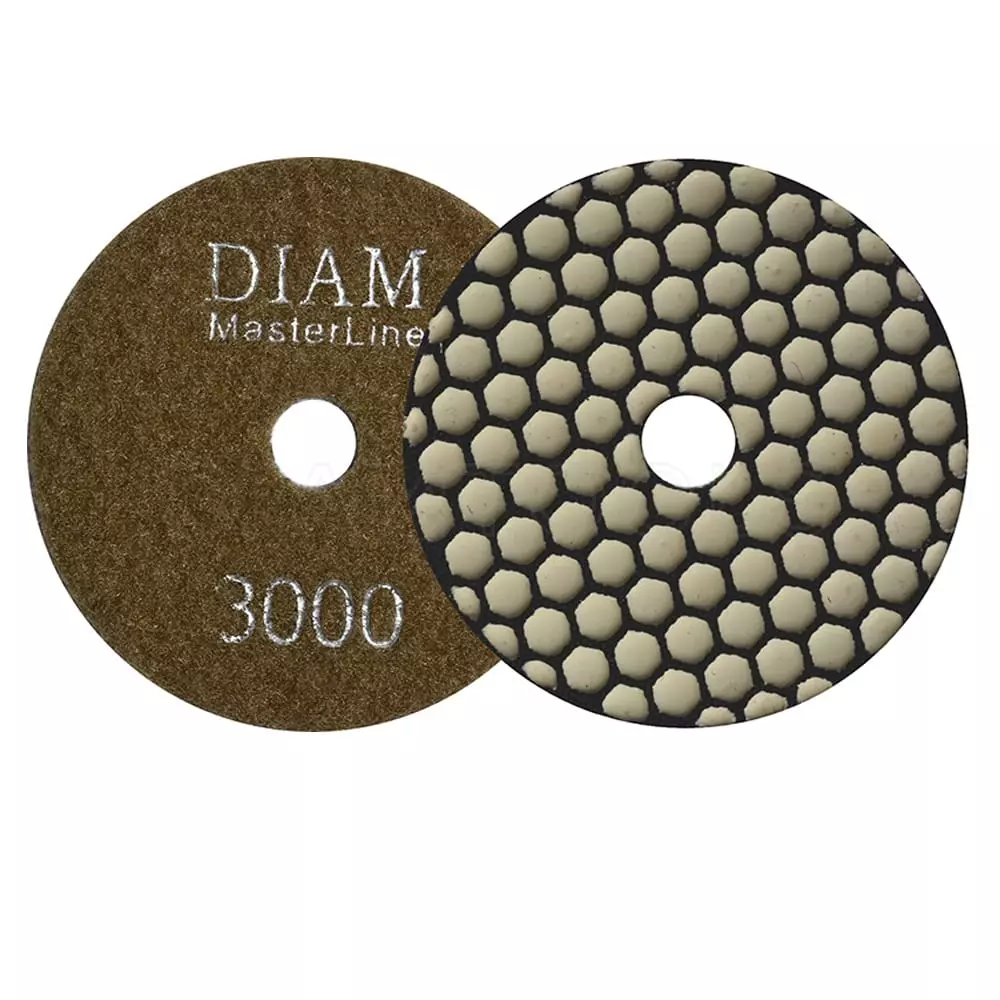 Алмазный гибкий шлифовальный круг DIAM Master Line Dry №3000 сухая полировка 000571

