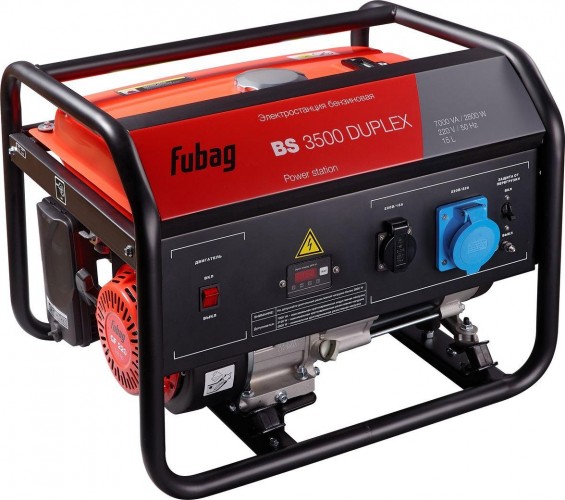 Генератор бензиновый FUBAG BS 3500 Duplex (8641453)
