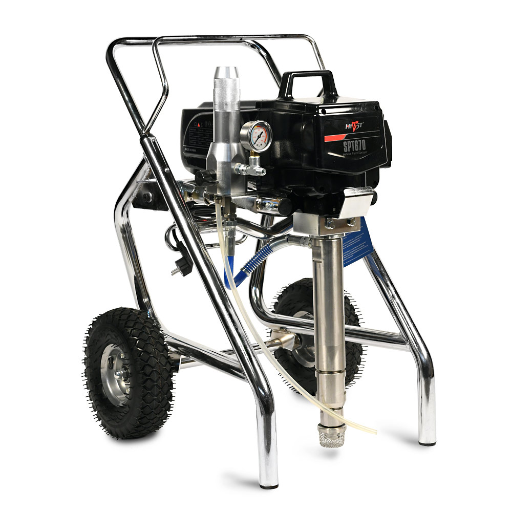 Безвоздушная электрическая окрасочная установка HYVST SPT 670
