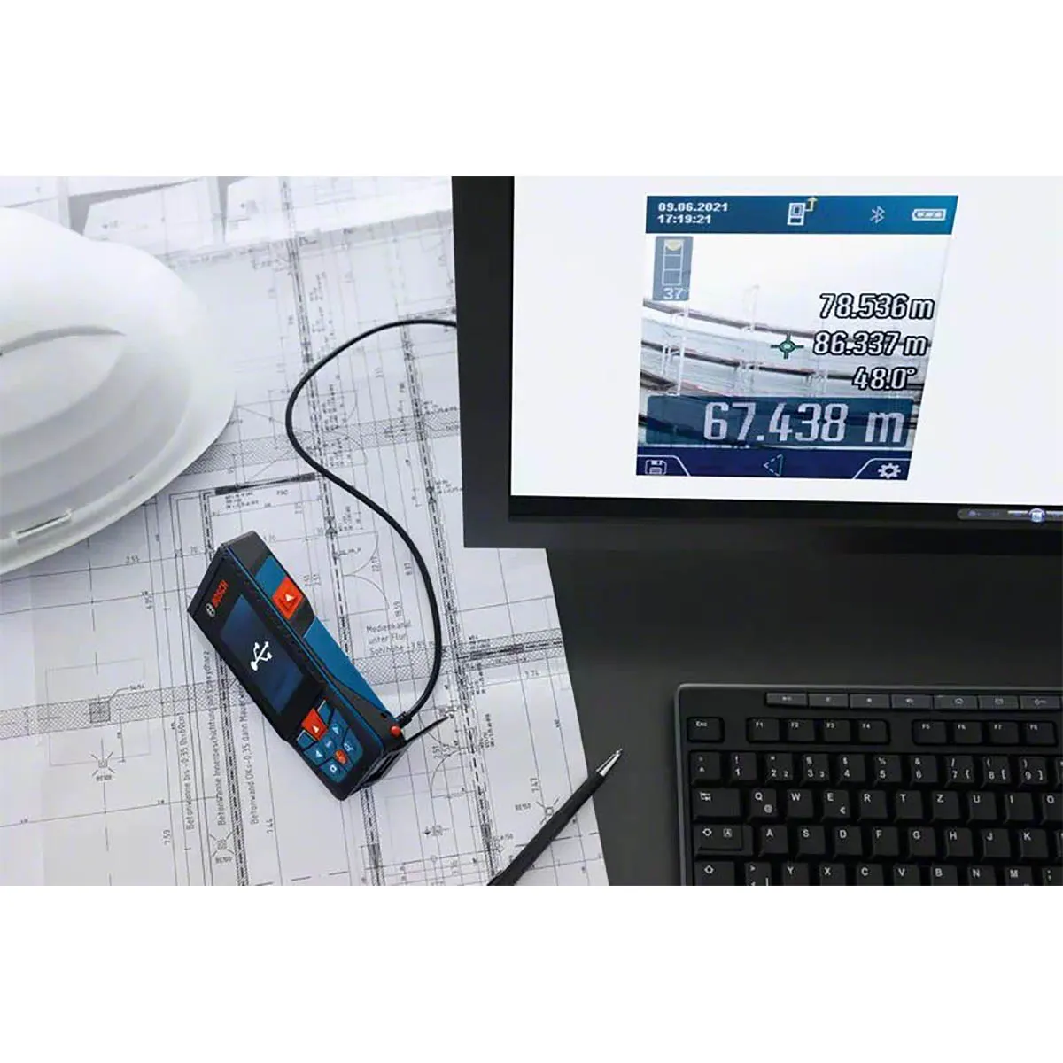 Лазерный дальномер Bosch GLM 150-27 C Professional (0.601.072.Z00)
