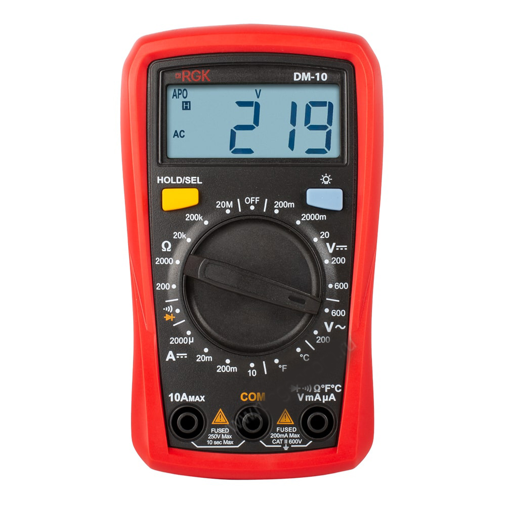 Мультиметр RGK DM-10 с поверкой
