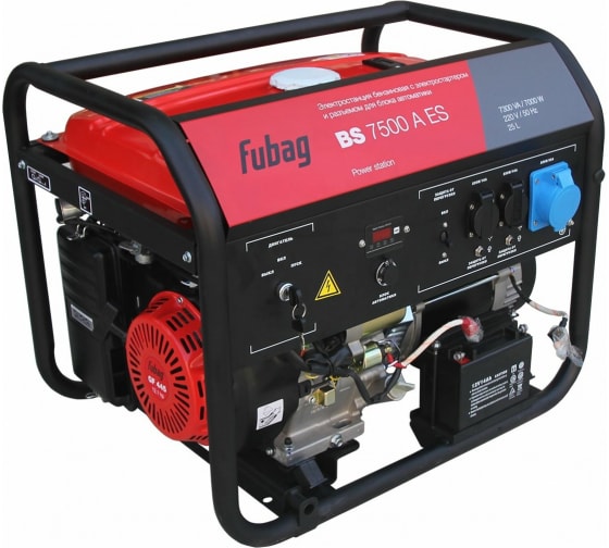 Генератор бензиновый FUBAG BS 7500 A ES (641031)
