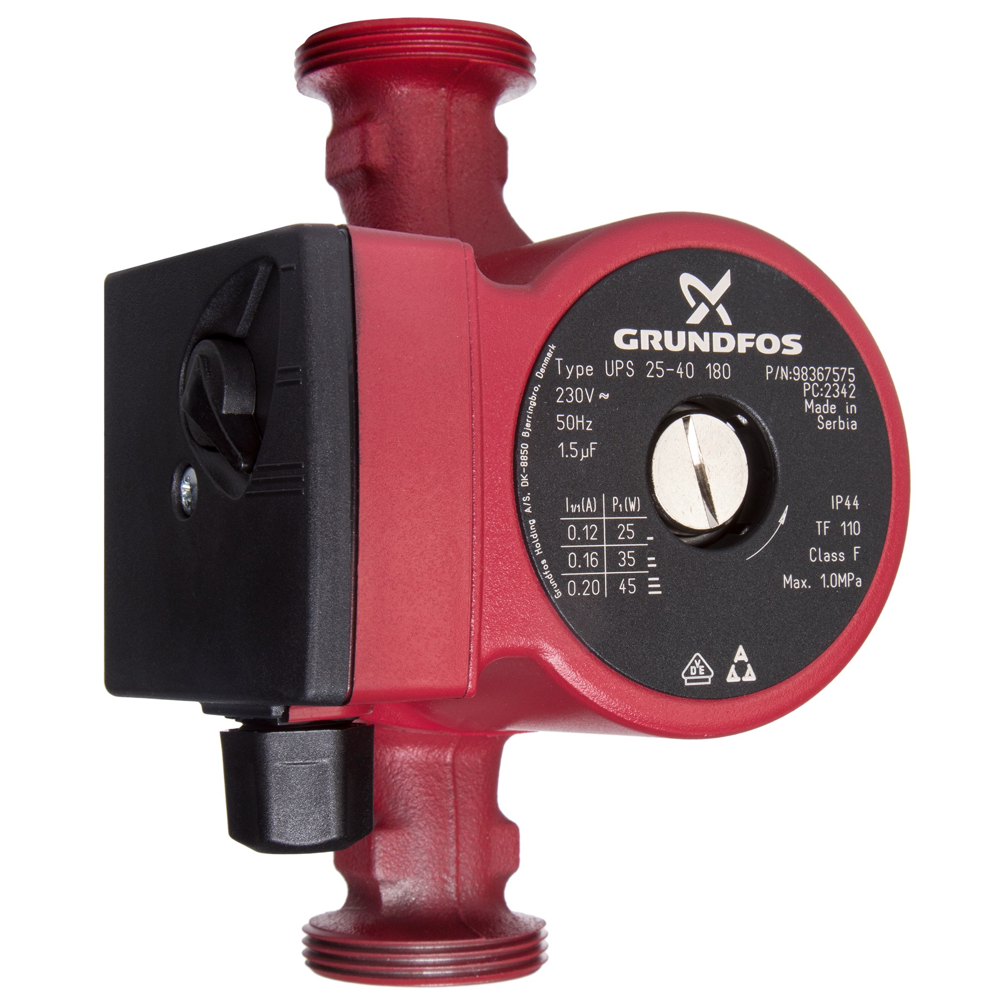 Насос циркуляционный GRUNDFOS UPS 25-40 EU

