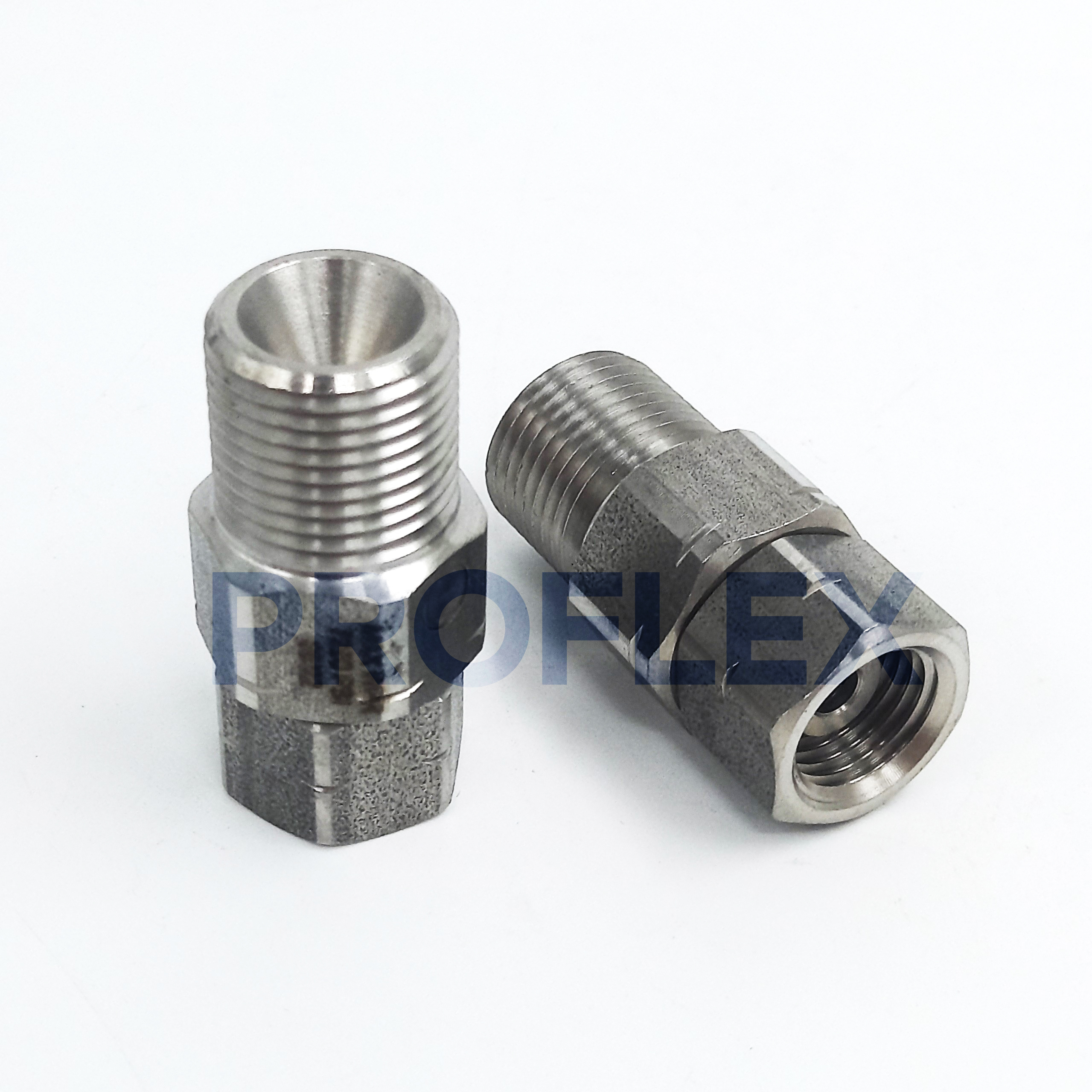 Соединение поворотное NPT 3/8 - NPSM 1/4 (Вертлюг)
