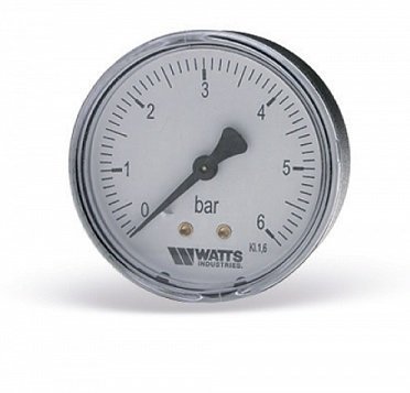 Манометр аксиальный MDА 50/16 16бар Watts 10008094
