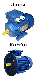 Электродвигатель Ампика 2,2х3000 комби
