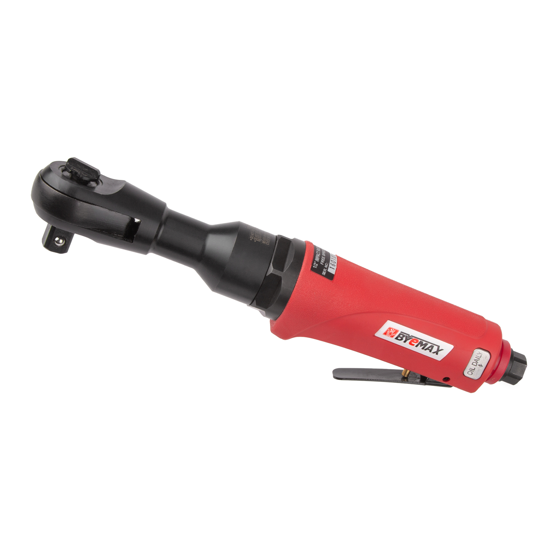 BM-34-3117A Пневмотрещетка угловая композитная 1/2", 122 Нм, 1,28 кг
