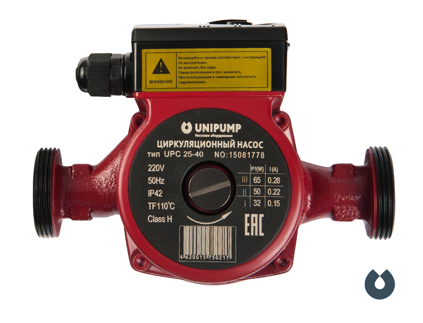 Циркуляционный насос UNIPUMP UPC 32-40
