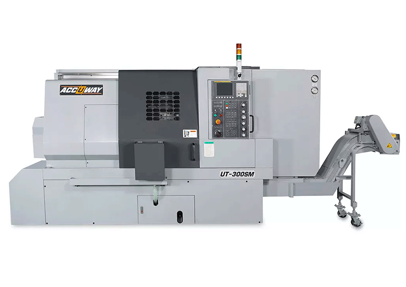 Двухшпиндельный токарный станок Accuway UT-300SM
