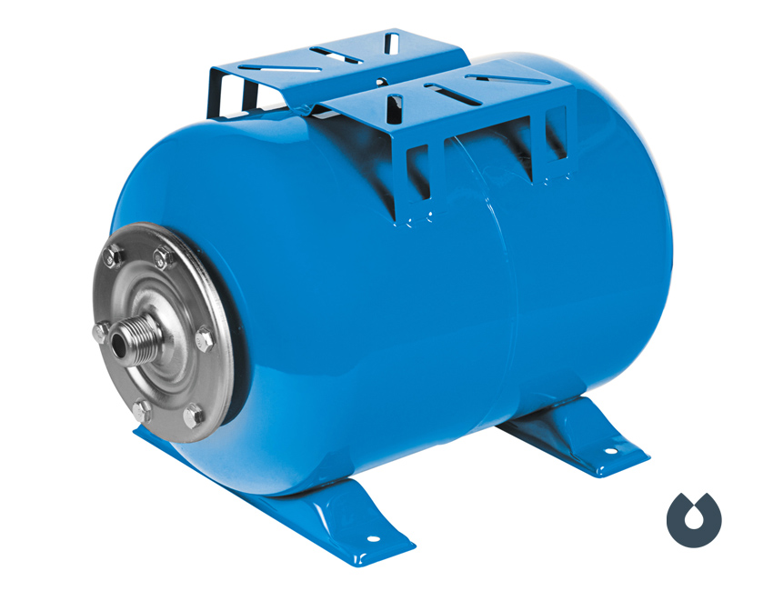 Гидроаккумулятор Unipump 24 л. горизонтальный
