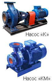 Консольный насос К65-40-200 б/д, на раме
