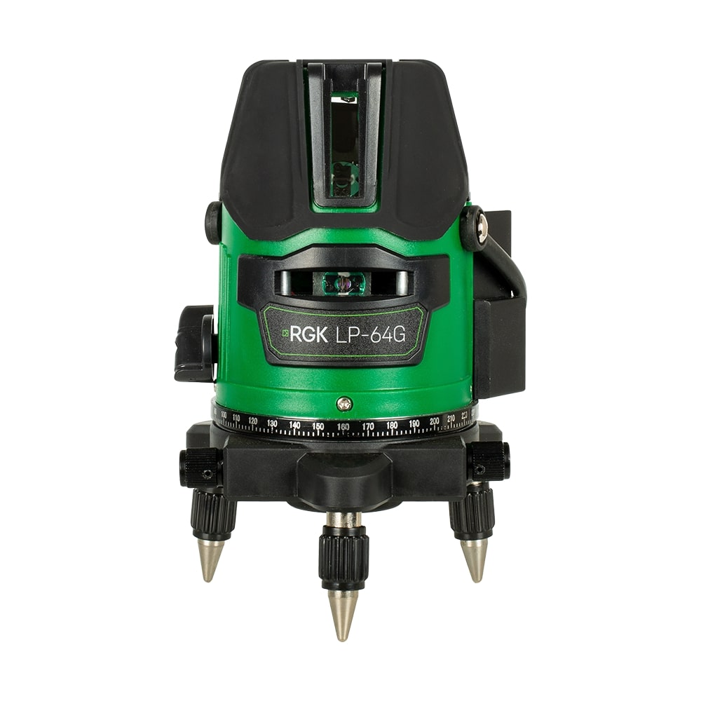 Комплект: лазерный уровень RGK LP-64G + штатив RGK LET-170
