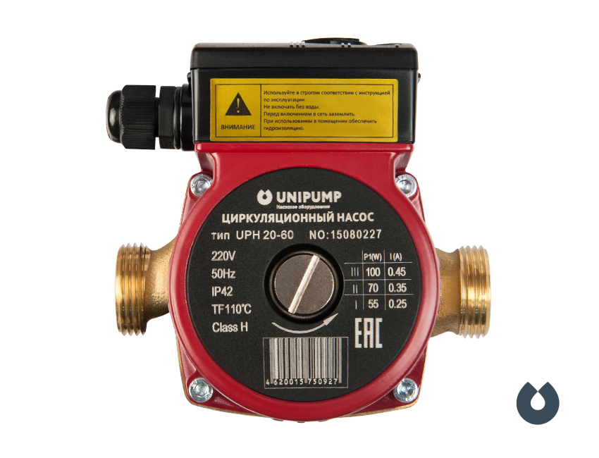 Циркуляционный насоc UNIPUMP UPH 20-60
