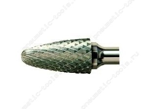 F1425BM Борфреза твердосплавная гиперболическая с закругленной головкой 14 мм
