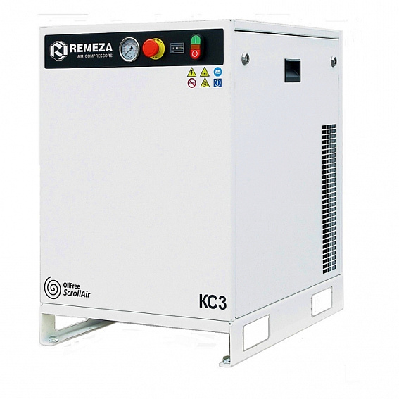 Спиральный компрессор REMEZA КС3-8АМ с мембранным осушителем
