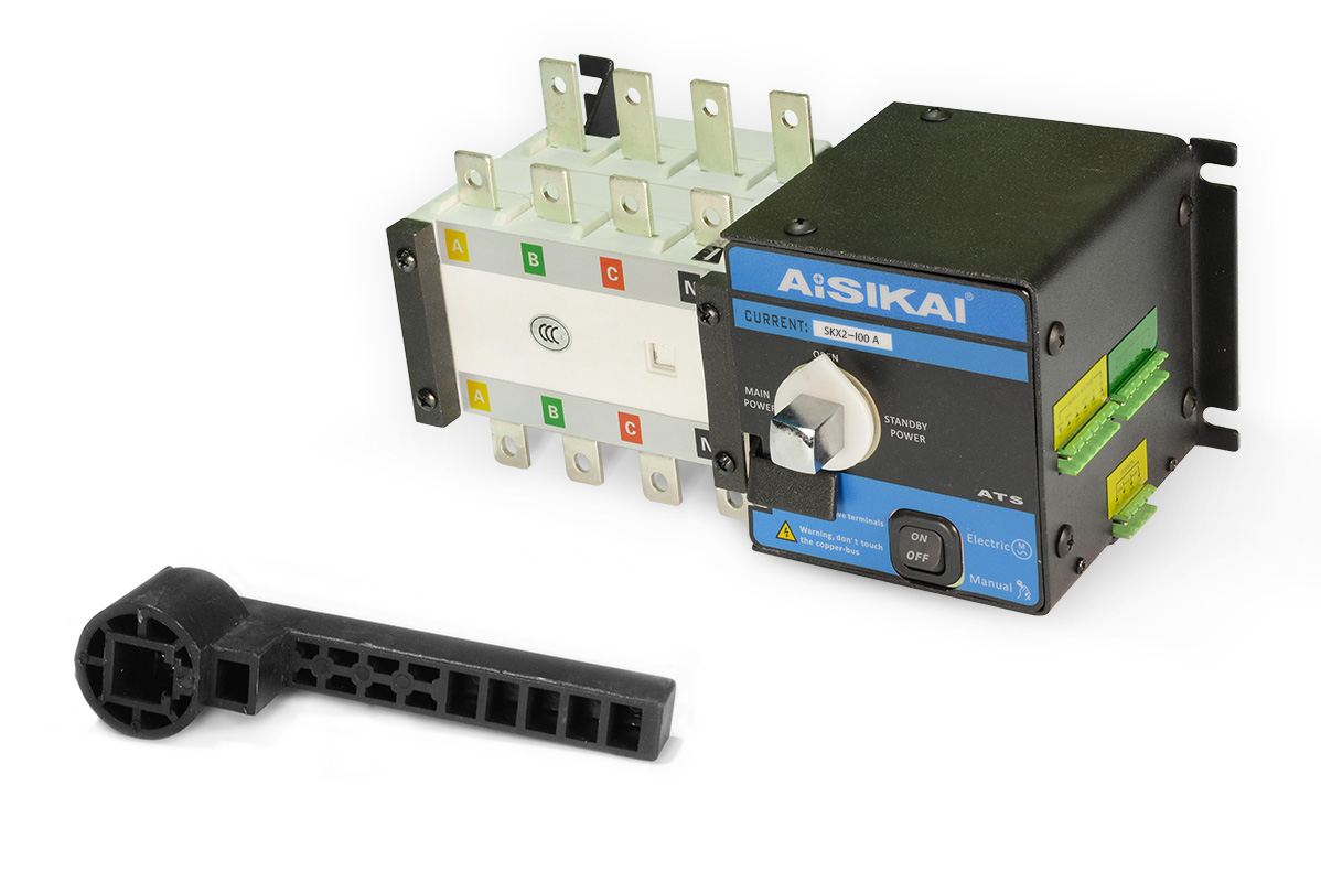 Реверсивный рубильник (блок ATS) SKT2 100A
