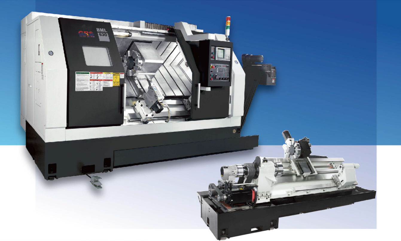 Токарный обрабатывающий центр Light Giant с ЧПУ BML-630T с наклонной станиной

