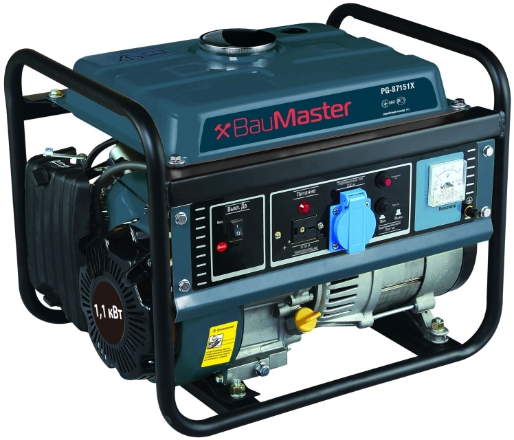 Бензогенератор BauMaster PG-87151X
