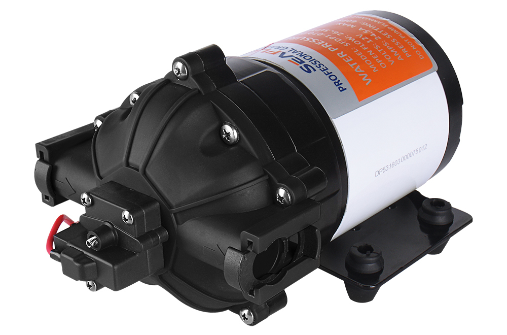 Мембранный насос 26,5 л/мин, 4,1 бар, 12 В AGRO PUMP
